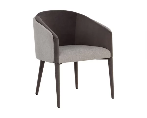 Sheva Dining Armchair - Ernst Sandstone-Meg Ash